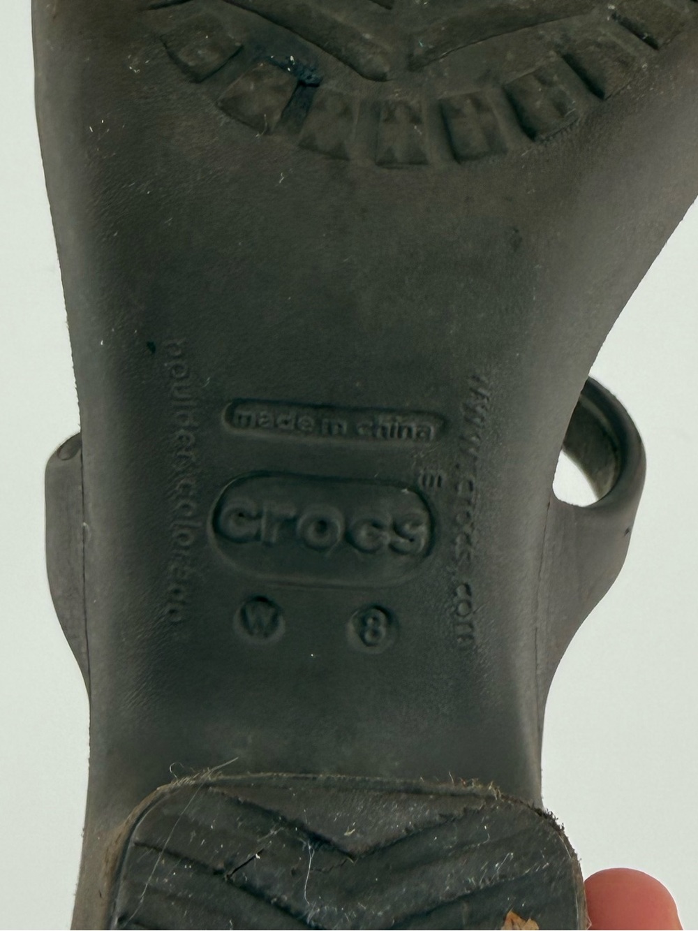 Crocs Cyprus IV Block Heel Sandal | Espresso | 8 - Picture 7 of 7